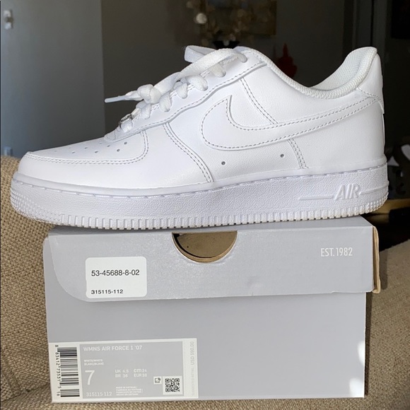 Nike Shoes - Woman, All White Air Force 1s
